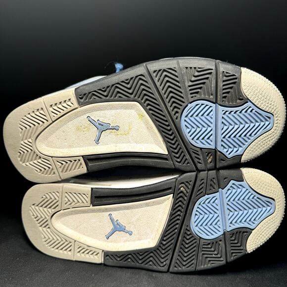 Size 4 - Nike Air Jordan 4 Retro GS University Blue 2021 Men's Shoes - Picture 6 of 8